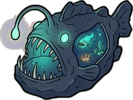 Gadgets and devices, a sticker from the The Night Aquarium world