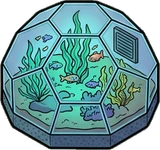 Gadgets and devices, a sticker from the The Night Aquarium world