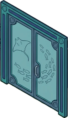 Doors, a sticker from the The Night Aquarium world