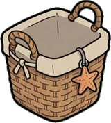 Baskets and floor things, a sticker from the The Night Aquarium world