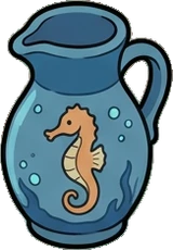 Baskets and floor things, a sticker from the The Night Aquarium world
