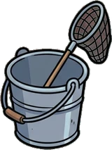 Baskets and floor things, a sticker from the The Night Aquarium world