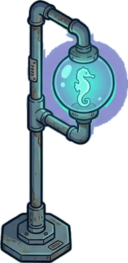 Floor lamps, a sticker from the The Night Aquarium world