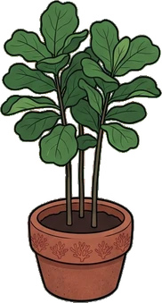 Floor plants, a sticker from the The Night Aquarium world