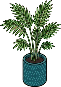 Floor plants, a sticker from the The Night Aquarium world