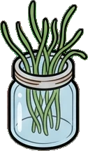 Small plants, a sticker from the The Night Aquarium world