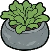 Small plants, a sticker from the The Night Aquarium world