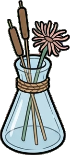 Small plants, a sticker from the The Night Aquarium world