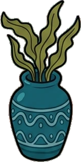 Small plants, a sticker from the The Night Aquarium world