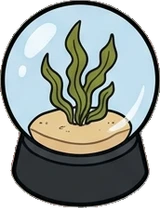 Small plants, a sticker from the The Night Aquarium world
