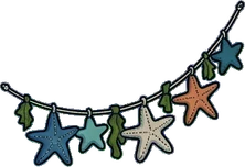 Garlands and hanging things, a sticker from the The Night Aquarium world
