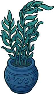 Big floor pieces, a sticker from the The Night Aquarium world