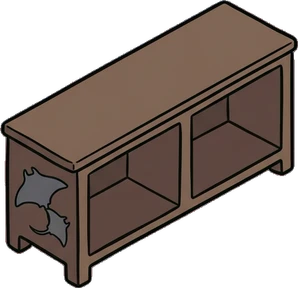 Dressers and low cabinets, a sticker from the The Night Aquarium world