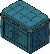 Poufs and ottomans, a sticker from the The Night Aquarium world