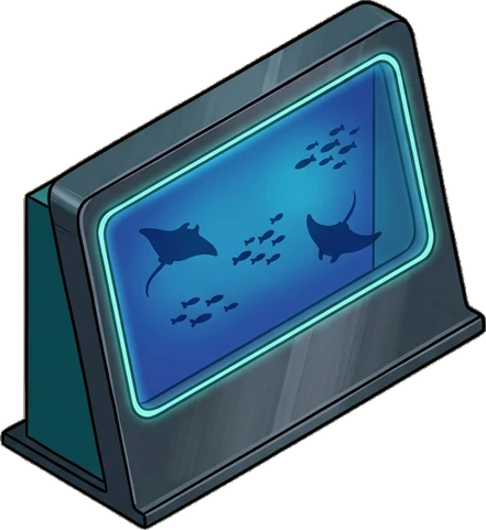 Folding screens, a sticker from the The Night Aquarium world
