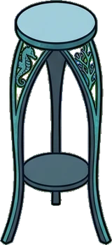 Pedestals and plant stands, a sticker from the The Night Aquarium world