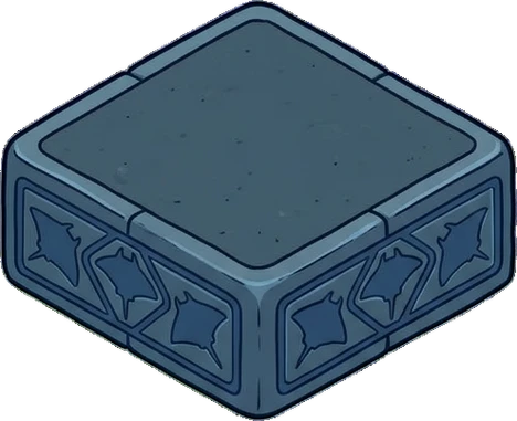 Platforms and daises, a sticker from the The Night Aquarium world