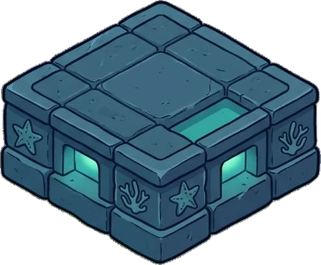 Platforms and daises, a sticker from the The Night Aquarium world