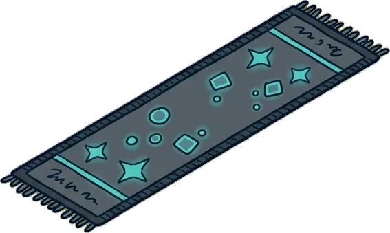 Rugs, a sticker from the The Night Aquarium world