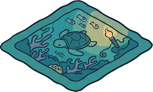 Rugs, a sticker from the The Night Aquarium world
