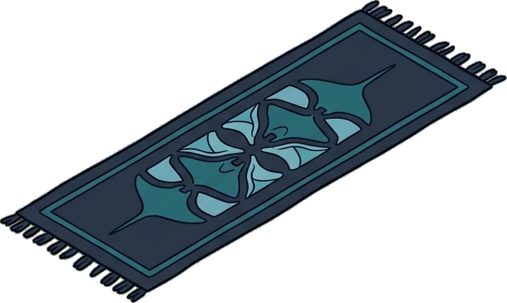 Rugs, a sticker from the The Night Aquarium world