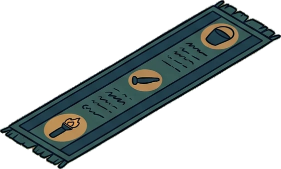 Rugs, a sticker from the The Night Aquarium world