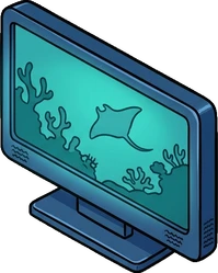 Screens and monitors, a sticker from the The Night Aquarium world