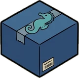 Shelf things, a sticker from the The Night Aquarium world