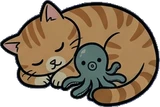 Cats and small animals, a sticker from the The Night Aquarium world