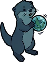 Cats and small animals, a sticker from the The Night Aquarium world