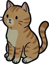 Cats and small animals, a sticker from the The Night Aquarium world