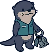 Cats and small animals, a sticker from the The Night Aquarium world