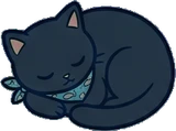 Cats and small animals, a sticker from the The Night Aquarium world