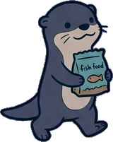 Cats and small animals, a sticker from the The Night Aquarium world