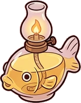 Candles and small lights, a sticker from the The Night Aquarium world