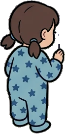 People standing, a sticker from the The Night Aquarium world