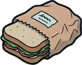 Food and drinks, a sticker from the The Night Aquarium world