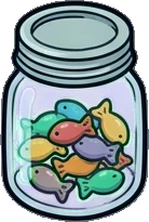Food and drinks, a sticker from the The Night Aquarium world