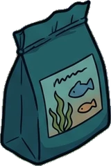 Food and drinks, a sticker from the The Night Aquarium world