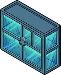 Wall cabinets, a sticker from the The Night Aquarium world