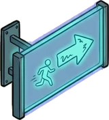 Wall lights, a sticker from the The Night Aquarium world
