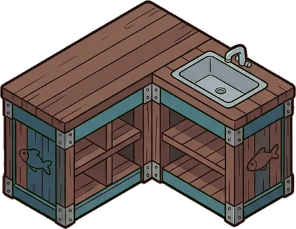 Desks and workbenches, a sticker from the The Night Aquarium world