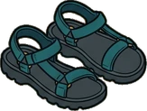 Bags, hats and shoes, a sticker from the The Night Aquarium world