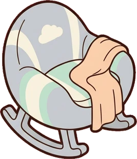 Armchairs, a sticker from the The Nursery world