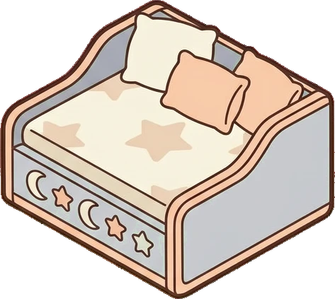 Beds, a sticker from the The Nursery world