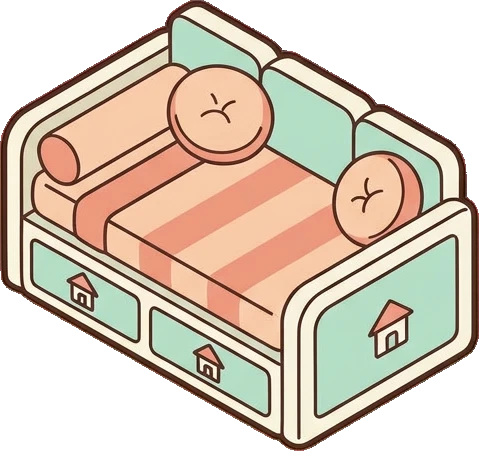 Beds, a sticker from the The Nursery world