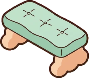 Benches, a sticker from the The Nursery world