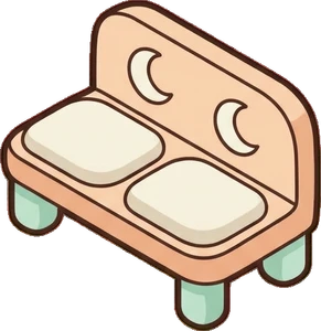 Benches, a sticker from the The Nursery world