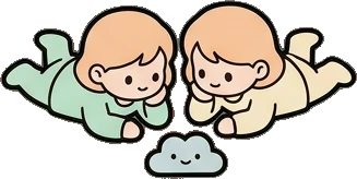 People together, a sticker from the The Nursery world