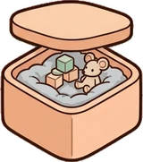 Pet beds and homes, a sticker from the The Nursery world